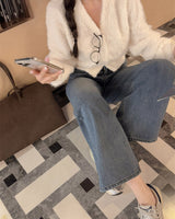 ワイドデニムパンツ