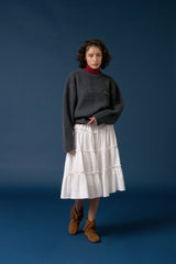 Cuddle brush knit_charcoal