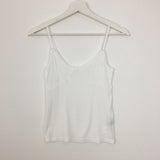 V-cut lace sleeveless (4color)