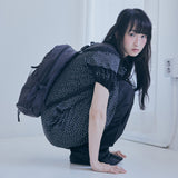 hole string po backpack (black)