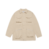 25SS OVRERSIZE FOUR POCKET WORK JACKET BEIGE