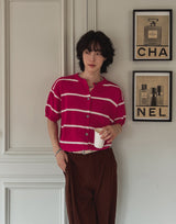 Coverden boucle half cardigan