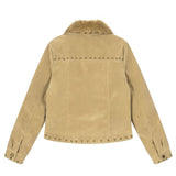 【60%Exclusive】Karen Stud Fur Mustang Jacket