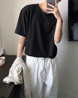 Inner U-Neck Silky Short Sleeve Tee