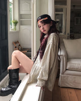 Multi-pattern leather strap pillbox ballcap