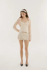 Jam balloon skirt - beige