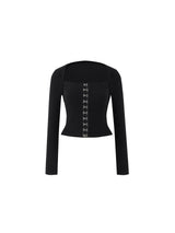 フックスクエアトップス(black)