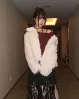 Ruo Strap Off-shoulder Wool Knit