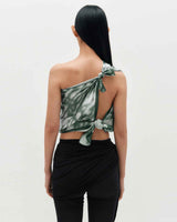 Haze Motif Square Scarf 95 _ BLACK