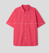  Wegner Nylon Pigment Overfit Short Sleeve Shirt