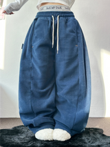 ボスサイズフリーススナップロングパンツ 🧸🩵🤍6カラー