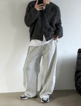 [Unisex] キャッシュモヘアクロップカーディガン(2color)