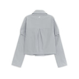 Detachable round jacket (Graish Blue)