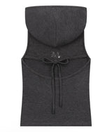 HIKA HOOD CROP BACKLESS SLEEVELESS (2COLOR)