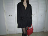 Shirt frill dress