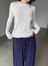  soft simple slim T