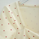 Yuni Dot Ribbon Top