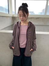 Domas Off-Shoulder Boat Neck Long Sleeve T-Shirt