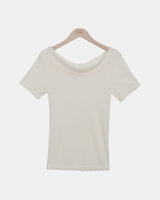Huben Off-Shoulder Short Sleeve T-Shirt