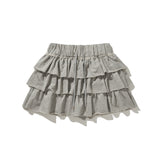 (DUC) Tutu Cotton Skirt Pants Gray
