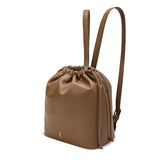 Sele Drawstring Backpack Medium Brown