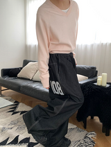 ルーズフィットVネックニット(8color)