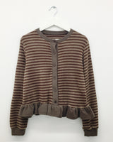 Demme Mohair Frill Cardigan (2color)