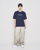 25FW コネクトグラス半袖Tシャツ ダークネイビー