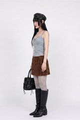 GATHERED KNOT STRAP TANK (MINT)