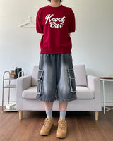 Indie Bermuda Cargo Denim Pants
