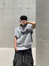Hade 2 Way フード付きベスト 2C