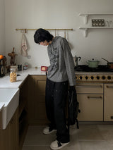 Anthony rivet denim pants