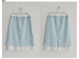 LILY FLOWER LAYERED SKIRT (3COLORS!)