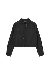 SHAN 2WAY シャツジャケット BLACK