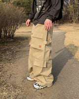Utility Patch Wide Cargo Pants