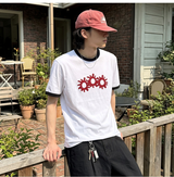 Essential Standard Short Sleeve Ringer T-shirt 3GEAR White