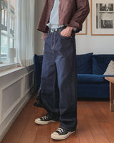 Dane raw wide denim