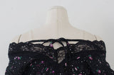 JOUJU LACE FLORAL DRESS