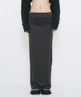 2WAY BUTTON MAXI SKIRT
