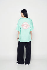 25SS ワンポイントロゴカラーリングワイドトラックパンツ ブラック