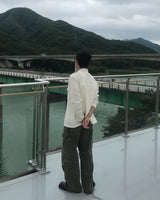 ディープダイコットンカーゴパンツ