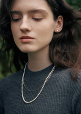 [925 silver] Un.silver.146 / avec necklace ver.03 (5mm)