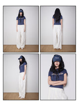 クロップドシグネチャーTシャツ