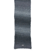 UNISEX マフラー付グラデニット