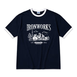ironworks overfit ringer t-shirt (2color)