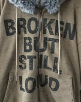 HX Broken Raccoon Hooded Zip-Up (3C)