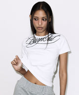 2WAY 08 ホースTシャツ (ホワイト) F26QB078