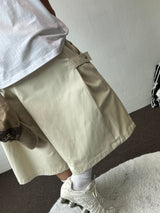Jien Side Snap Cotton Bermuda Shorts 5color