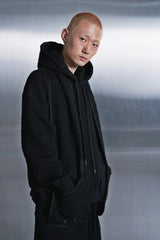 VINTAGE DIA-QUILTING HOODY (Black)