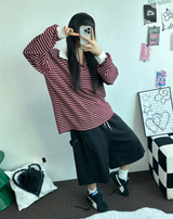 スナップオーバーベーシックバミューダパンツ 🩵💕🧸🤎8COLOR